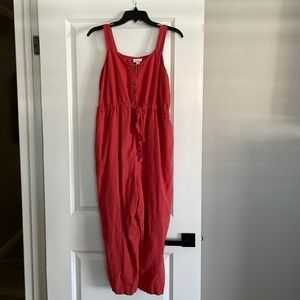 Linen maternity jumpsuit size S